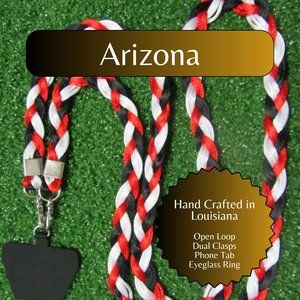 Braided Universal Phone Lanyard, Sports Team Colors, Arizona Football
